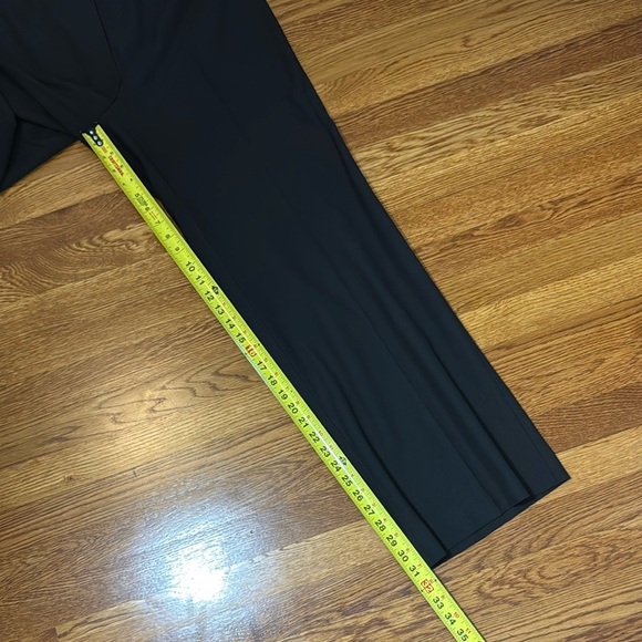 NWT Talbots Black Heritage Wide Leg Pants Wool Blend Size 12 Minimalist Capsule - Picture 11 of 12